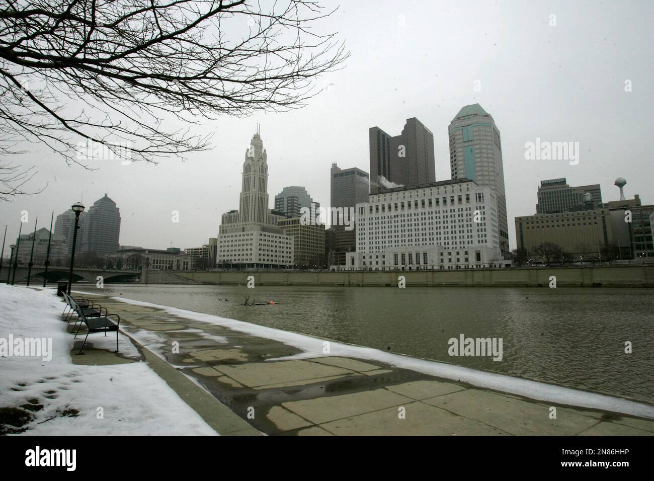 FILE-This Monday, Feb. 25, 2008 file photo shows the skyline of