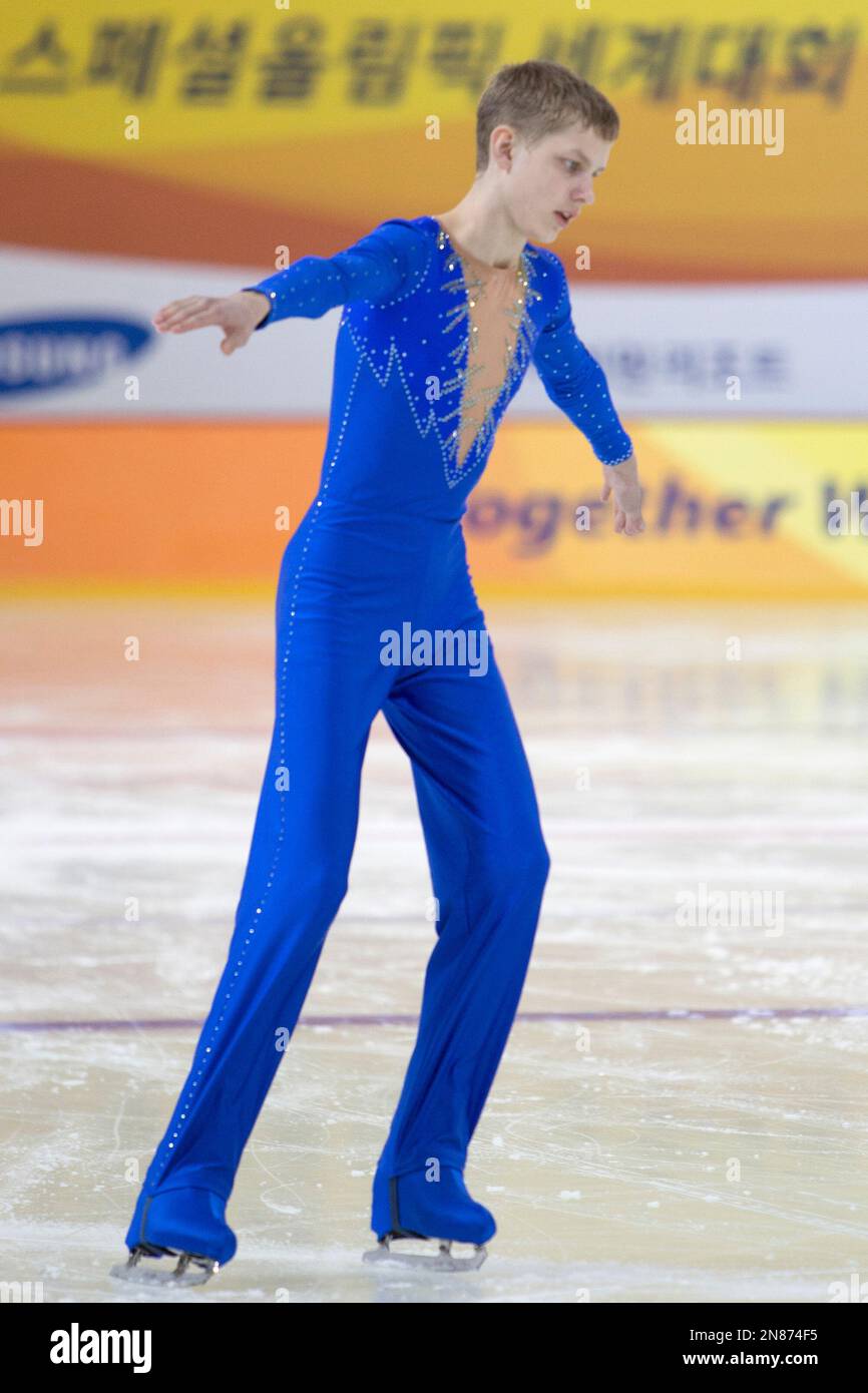 IMAGE DISTRIBUTED FOR SPECIAL OLYMPICS Aleksandr Kalinichev of Russia