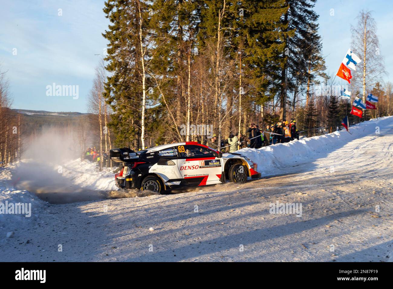 UMEÅ 20230211 Kalle Rovanperä, Finland and Jonne Halttunen, Finland ...