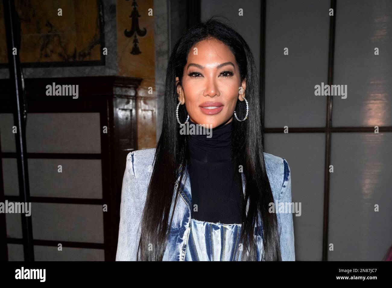 Kimora Lee Simmons Attends The Prabal Gurung Fall Winter 2023 Fashion