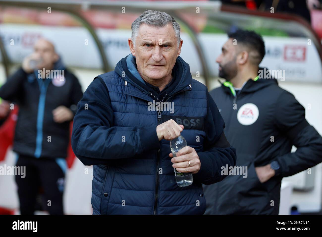 Sunderland manager Tony Mowbray before the Sky Bet Championship match at the Stadium of Light, Sunderland. Picture date: Saturday February 11, 2023. Stock Photo