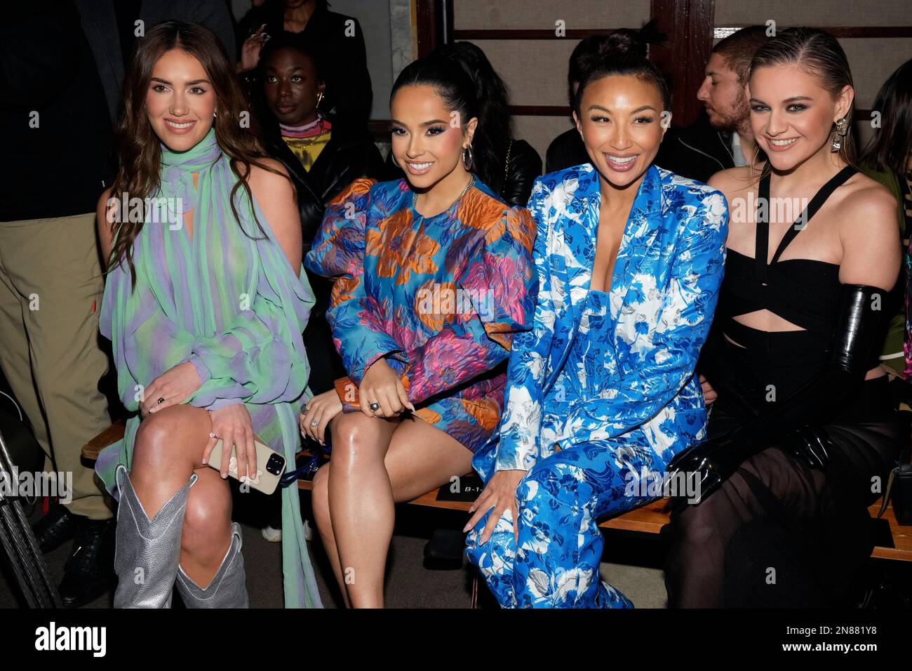 Tinx, from left, Becky G, Jeannie Mai Jenkins and Kelsea Ballerini