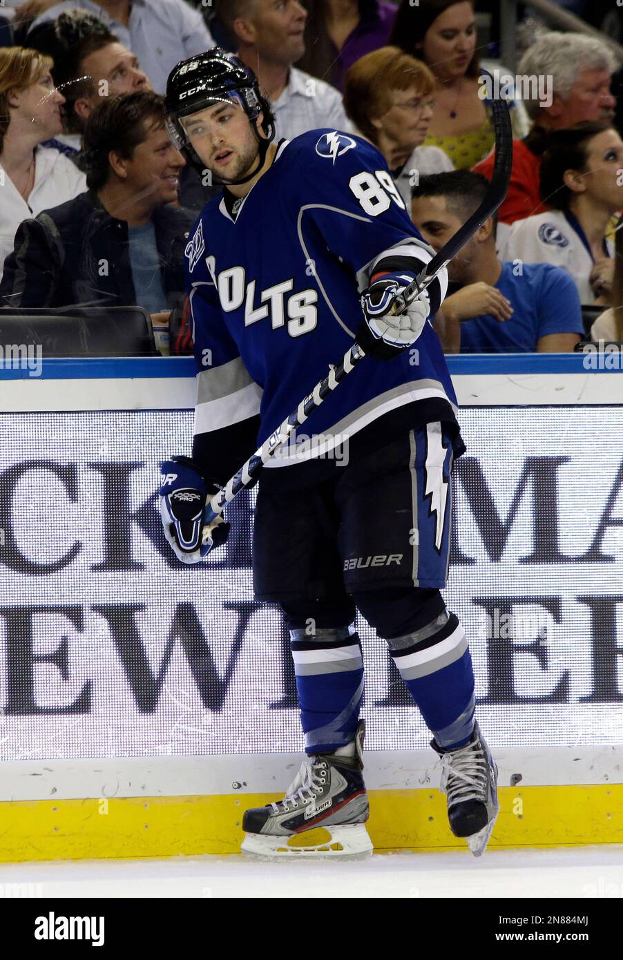 Tampa Bay Lightning left wing Cory Conacher (89) during an NHL hockey