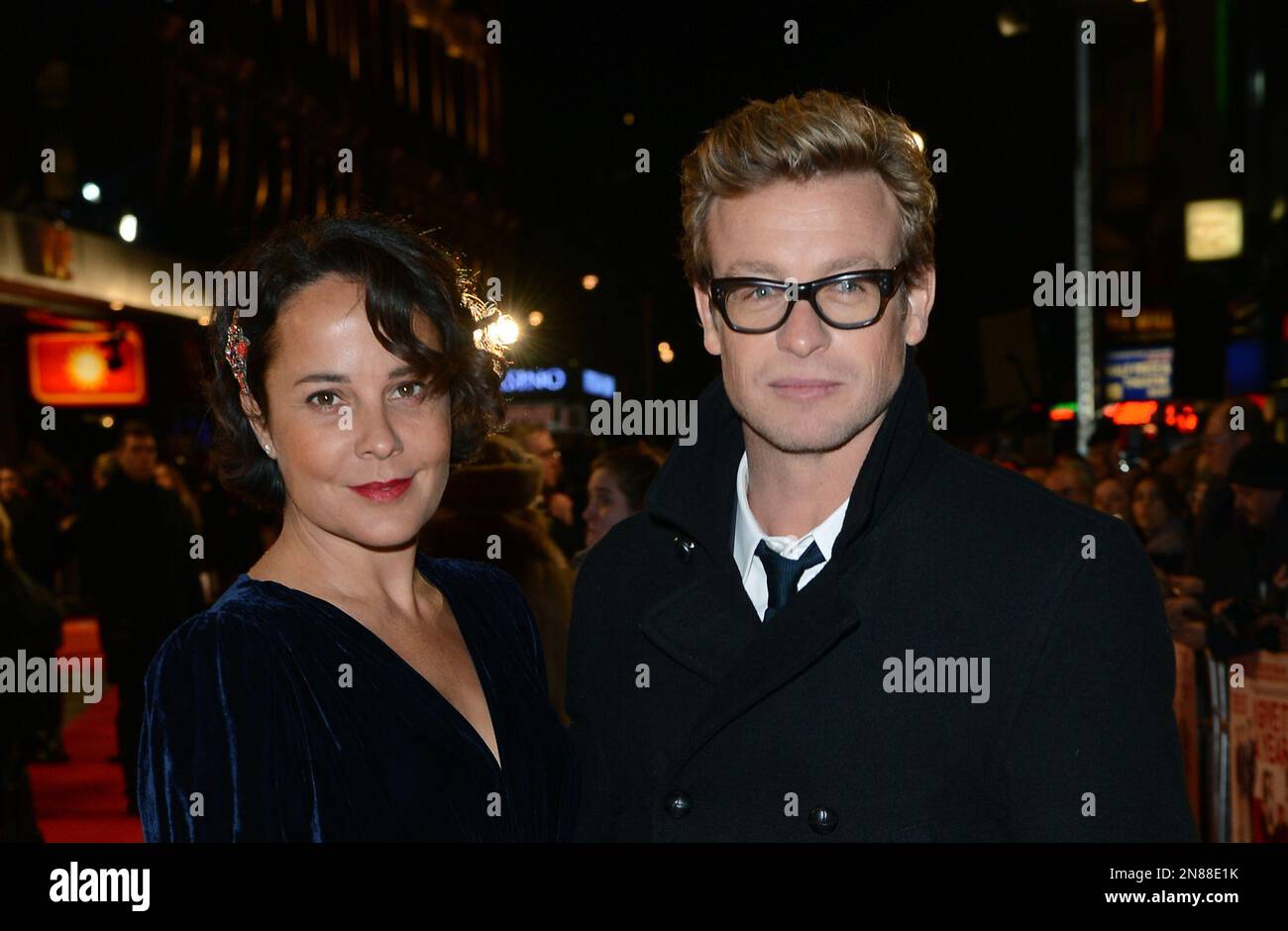 Simon baker and rebecca rigg hi-res stock photography and images - Alamy