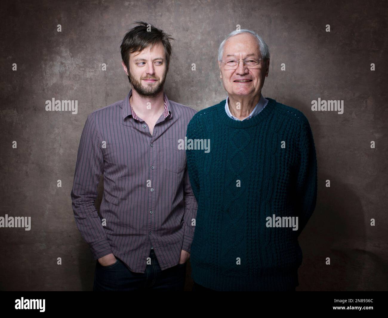 From left, director G.J. Echternkamp and producer Roger Corman from the ...