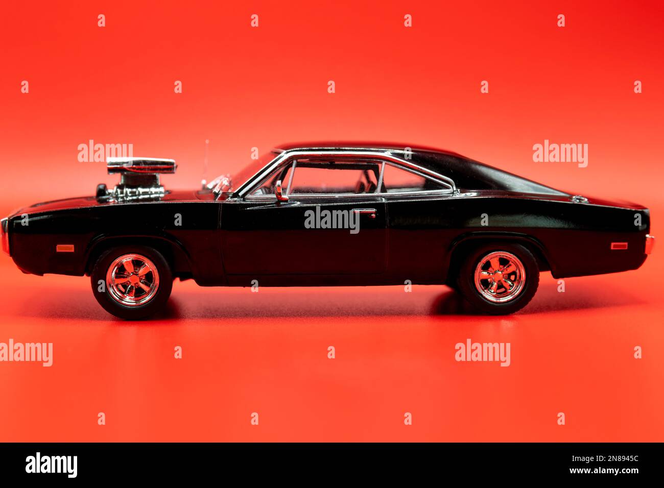 Black dodge charger hi-res stock photography and images - Alamy