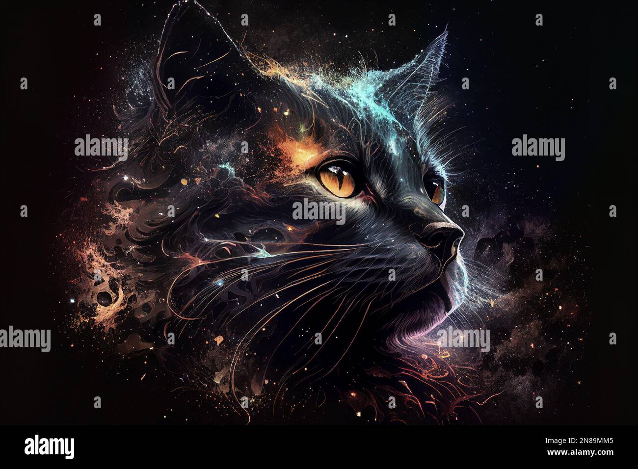 Cosmic kitten hi-res stock photography and images - Alamy