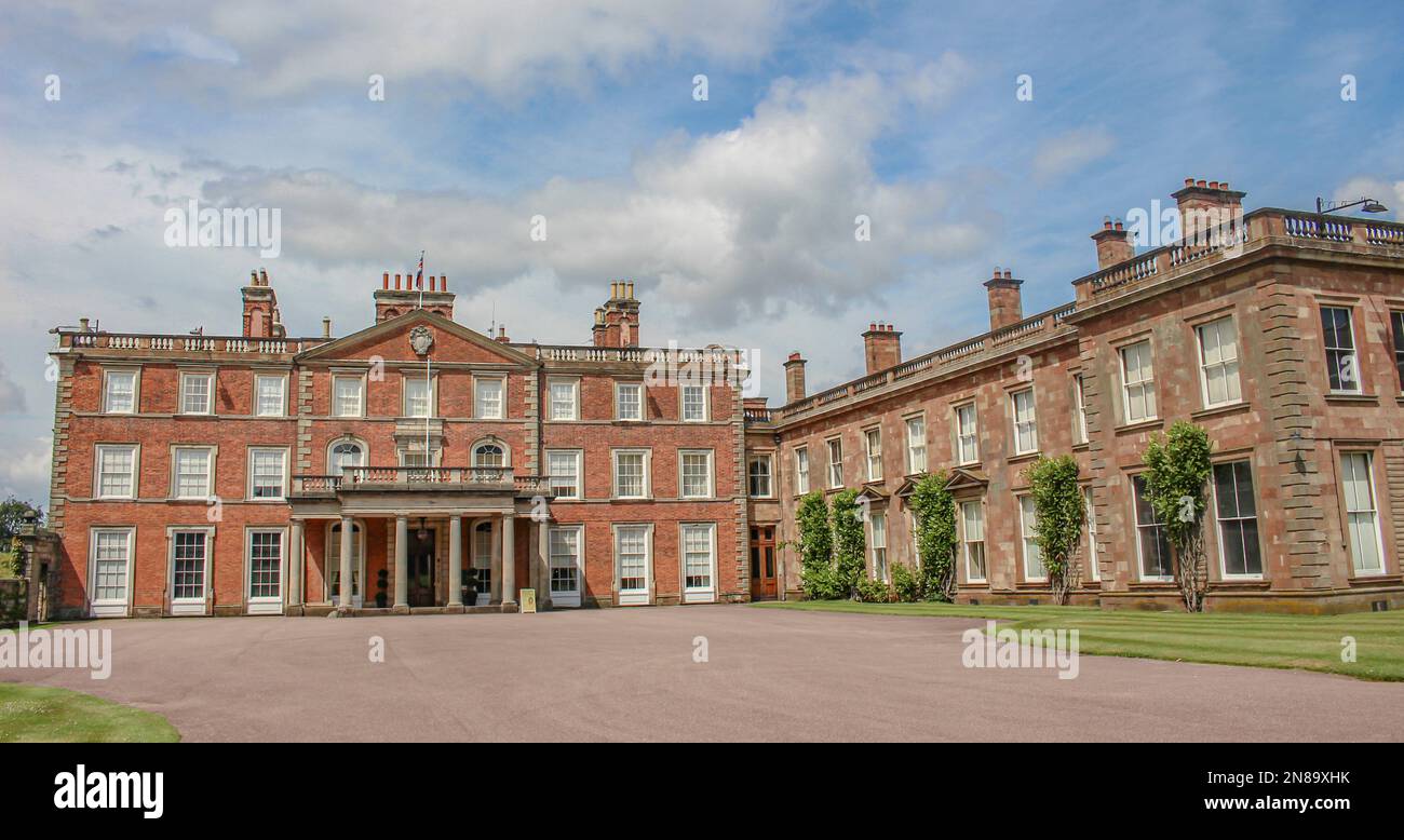 Staffordshire Weston Park.Opulent 17thcentury mansion with fine art, Capability Brown