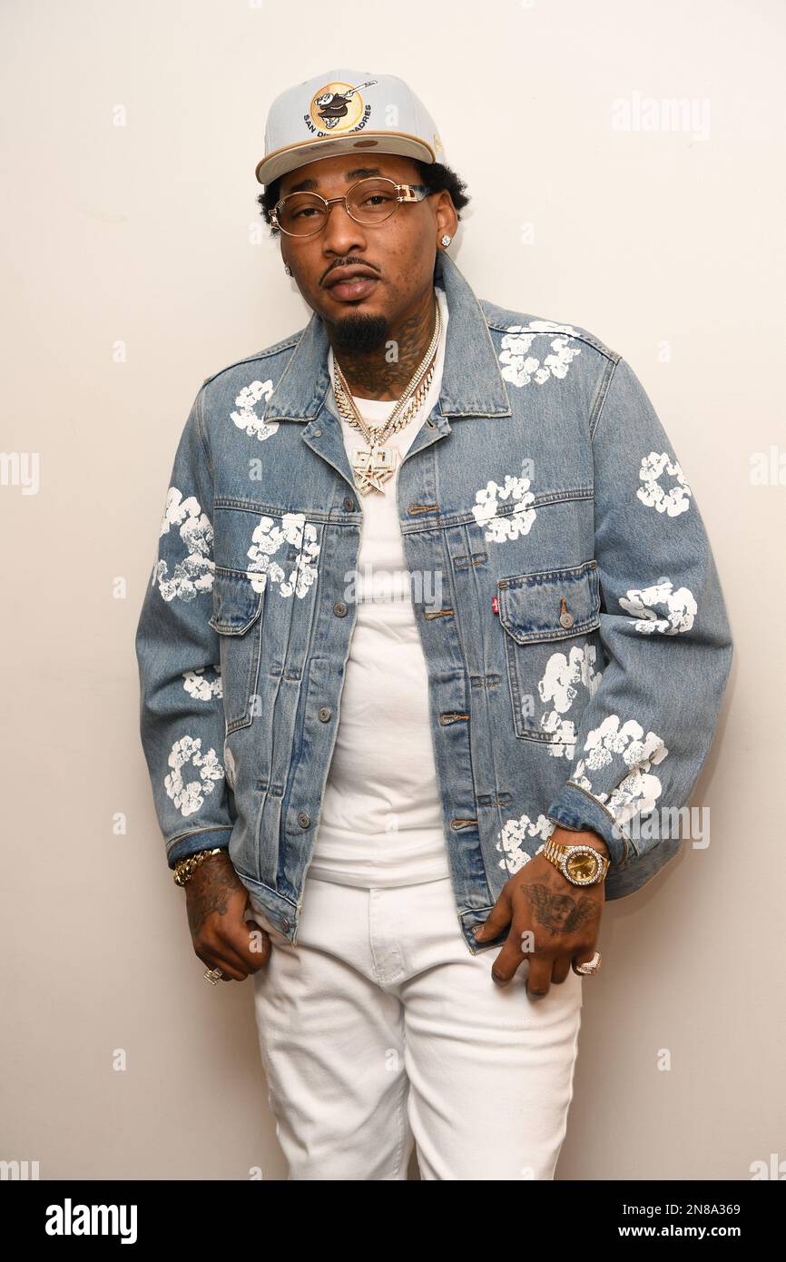 Hollywood, FL, USA. 10th Feb, 2023. Ball Greezy visits Jamz Live at radio station 99Jamz on