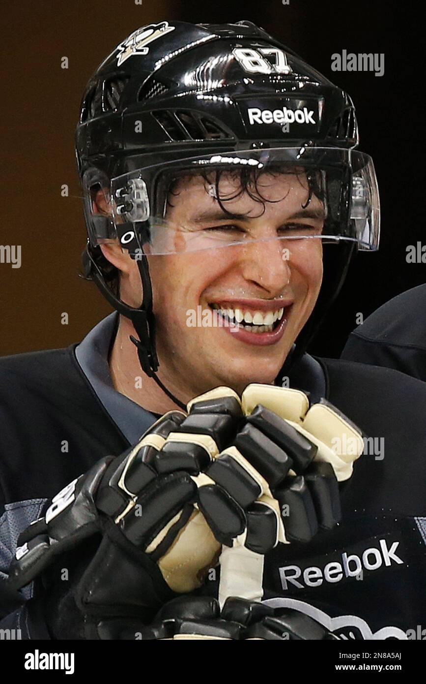In this photo taken Jan. 14, 2013, Pittsburgh Penguins captain Sidney