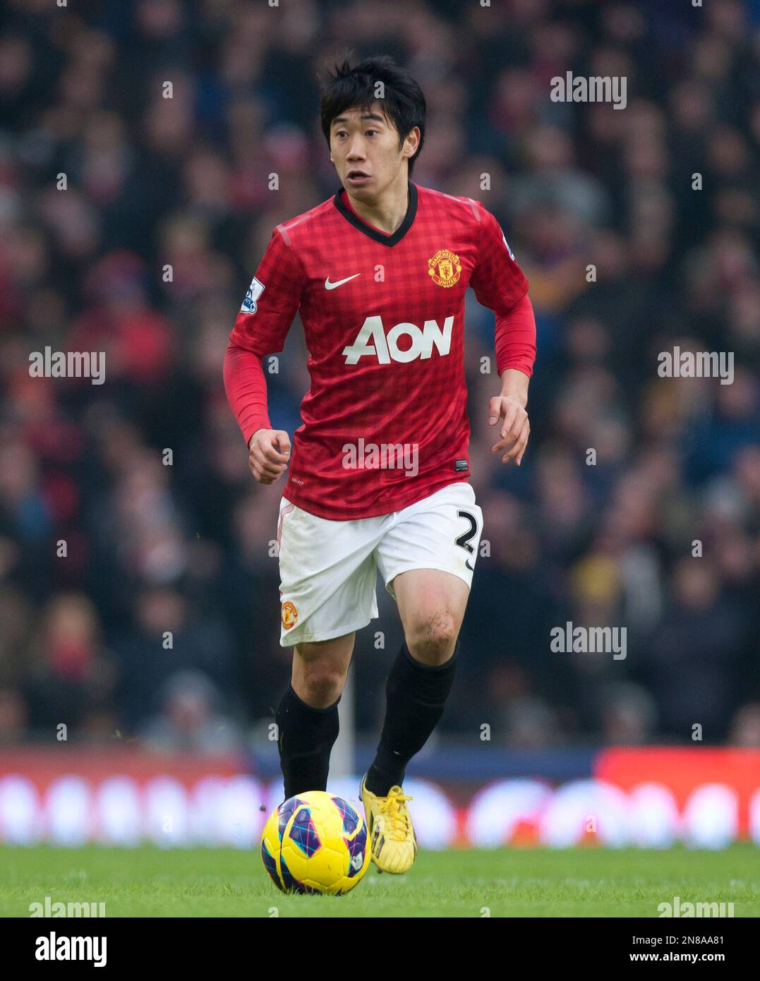 Manchester United s Shinji Kagawa Is Seen During His Team s English Manchester United s Shinji Kagawa Is Seen During His Team s English
