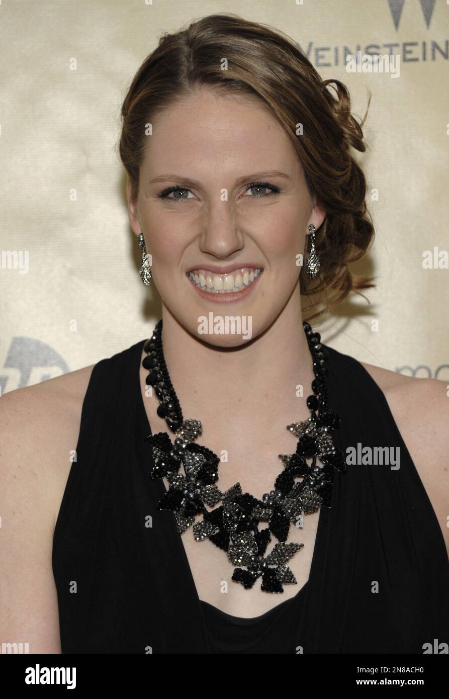 Swimmer Missy Franklin arrives at the Weinstein Company Golden Globe