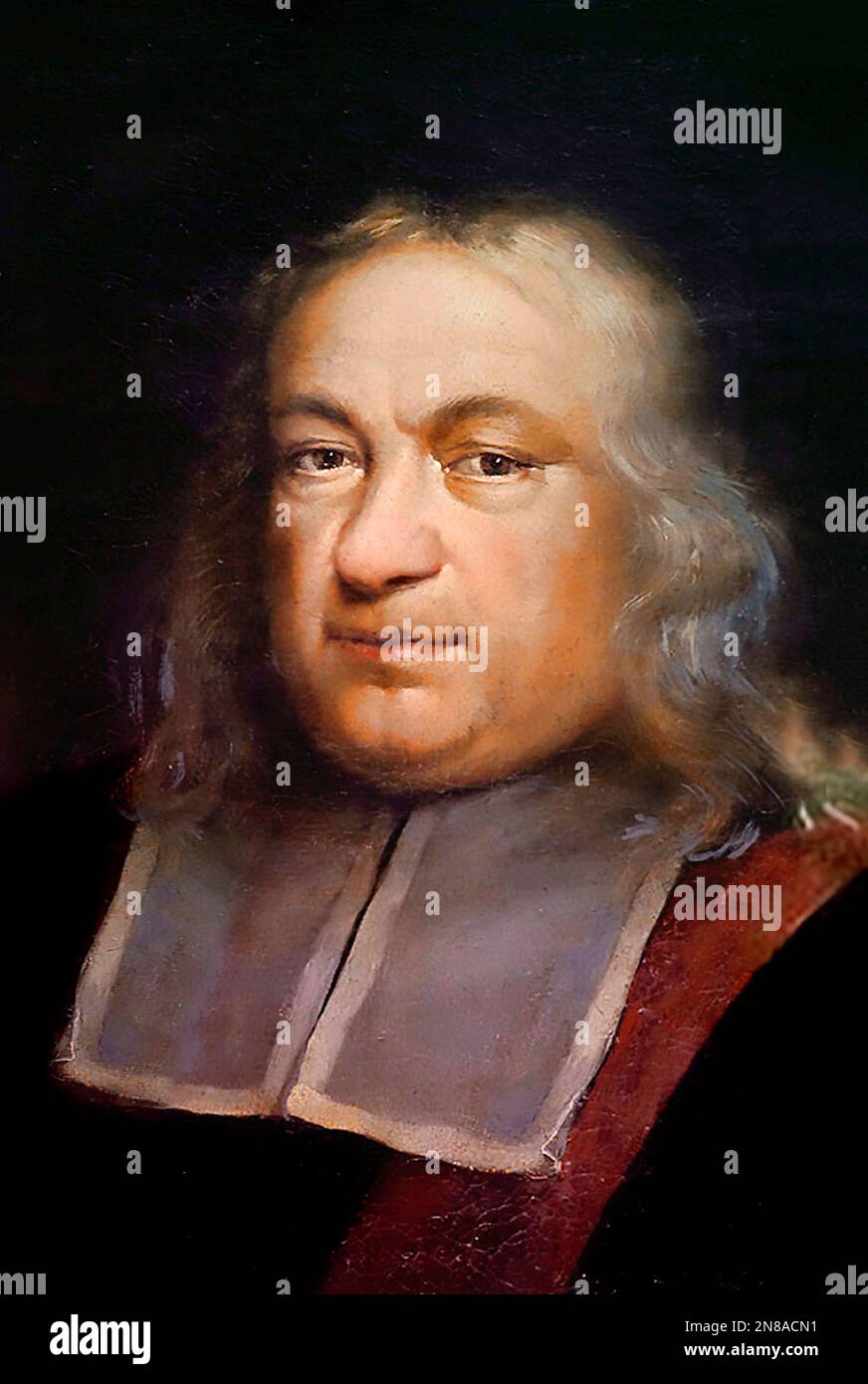 Pierre de Fermat. Portrait of the French mathematician, Pierre de Fermat (1607-1665), anonymous, 17th century Stock Photo