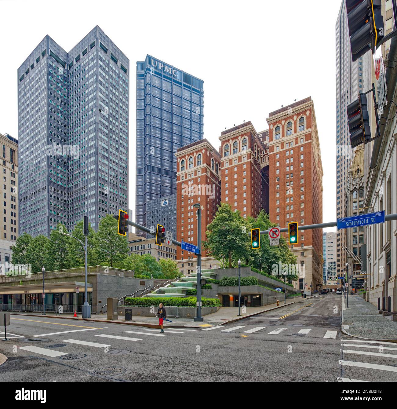 Pittsburgh landmark Omni William Penn Hotel was built in two parts: The