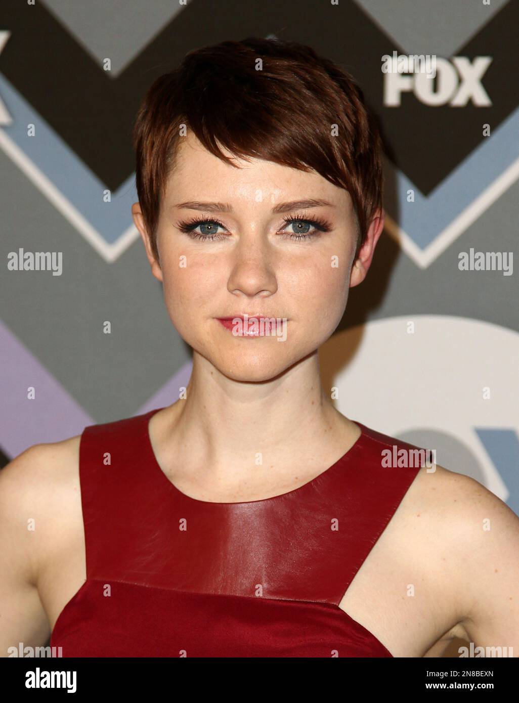 Valorie Curry arrives at the Winter TCA Fox AllStar Party at the
