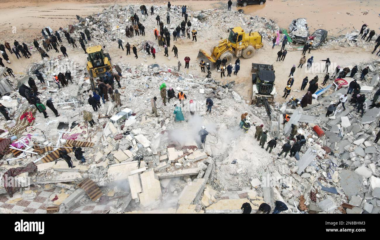 Idlib syria 11th february 2023 on the 6th february an earthquake