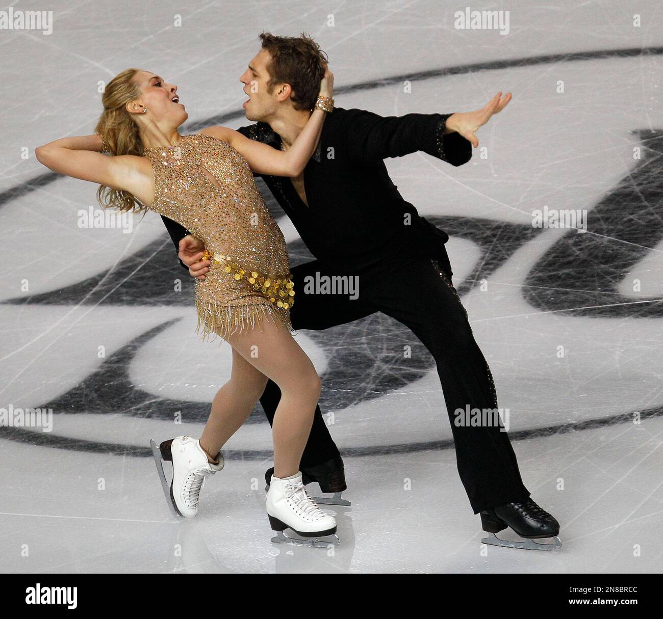FILE - This Jan. 25, 2012 file photo shows Isabella Tobias and Deividas