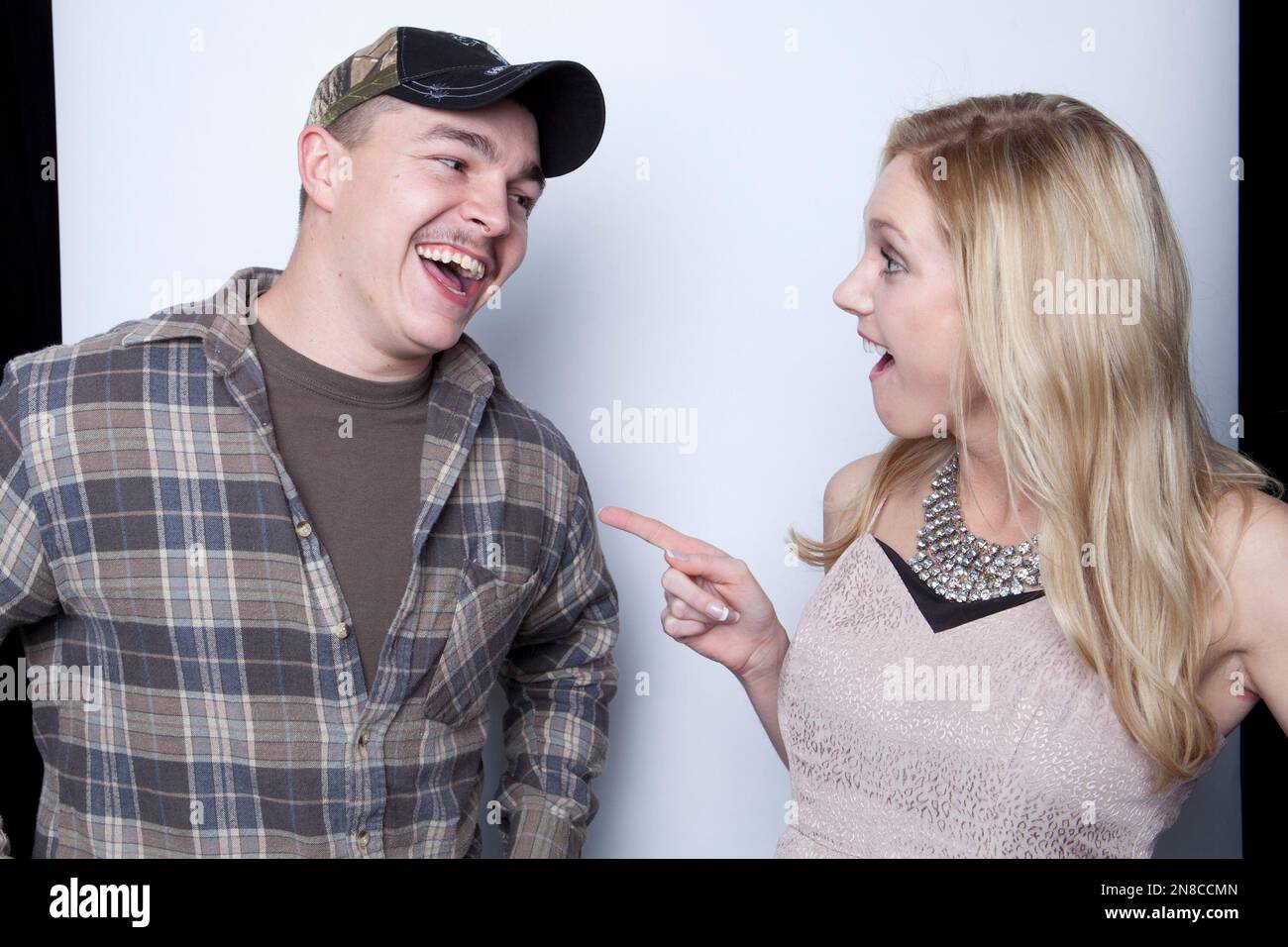 From Left Shain Gandee And Shae Bradley Co Stars Of Mtv S Buckwild Series Pose For A Portrait