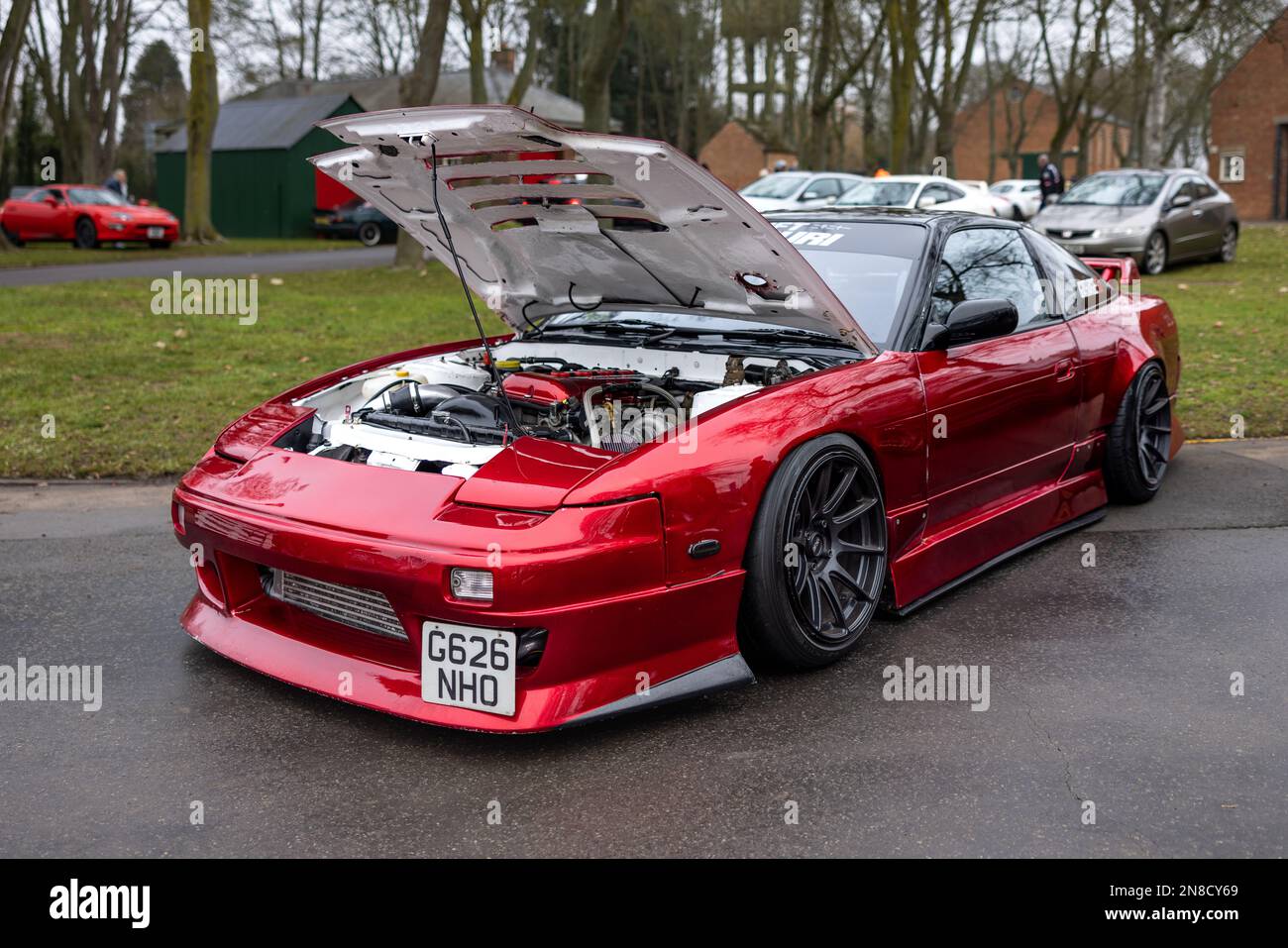 1989 Nissan 200SX ‘G626 NHO’ on display at the Japanese Assembly held at Bicester Heritage Centre on the 29th January 2023. Stock Photo