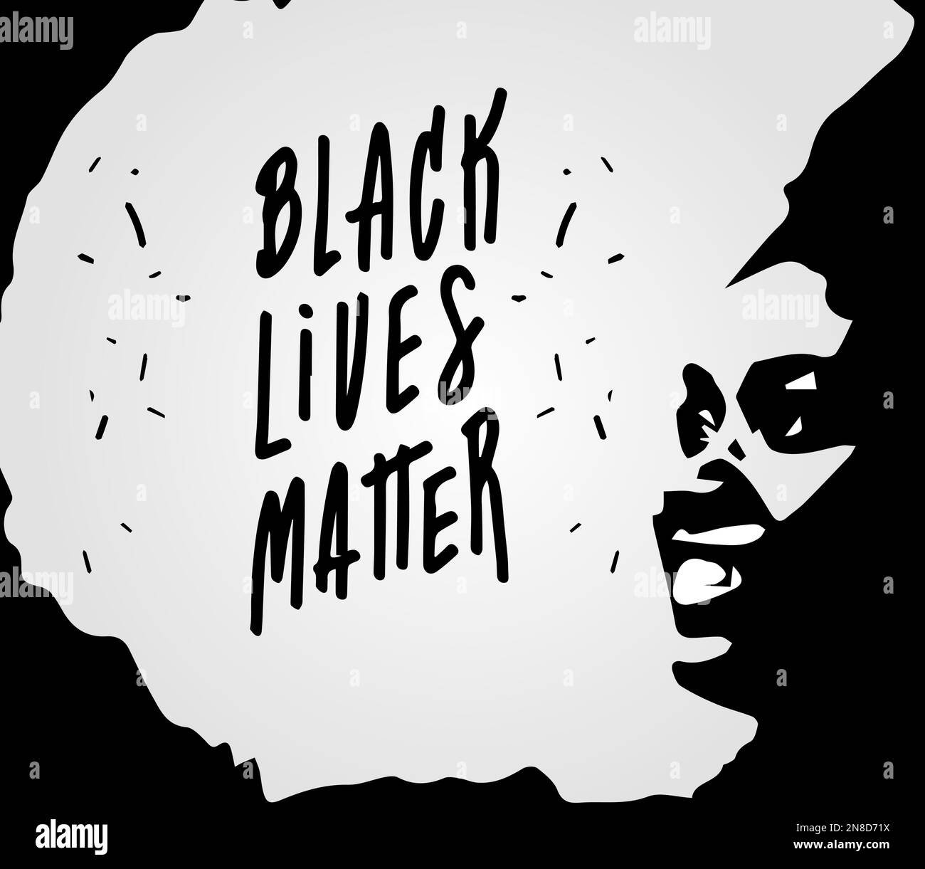 Black lives matter banner Black and White Stock Photos & Images Alamy