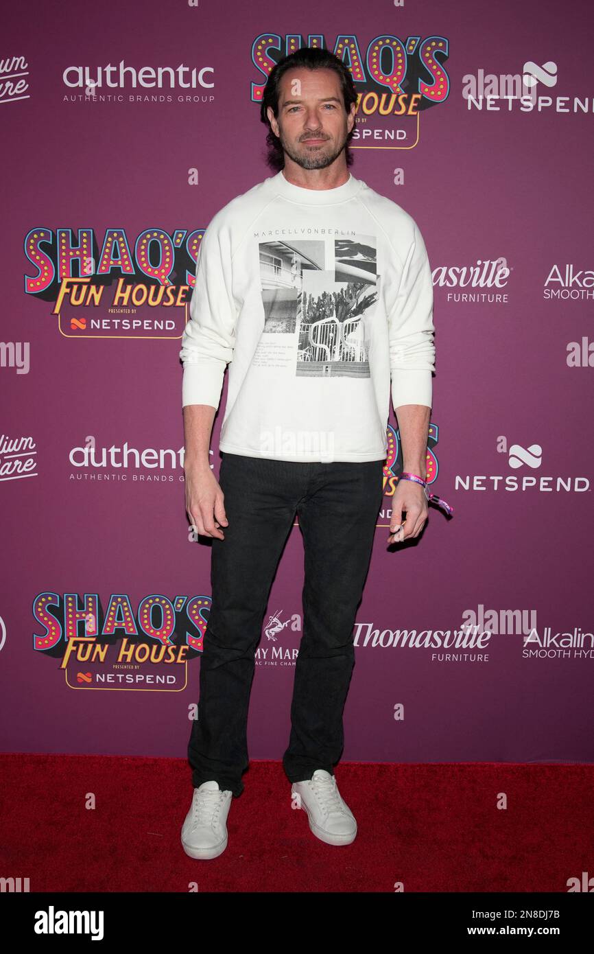 Curated visual reference: Fresh Look at Ian Bohem Attends Shaq S Fun House Super Bowl Event