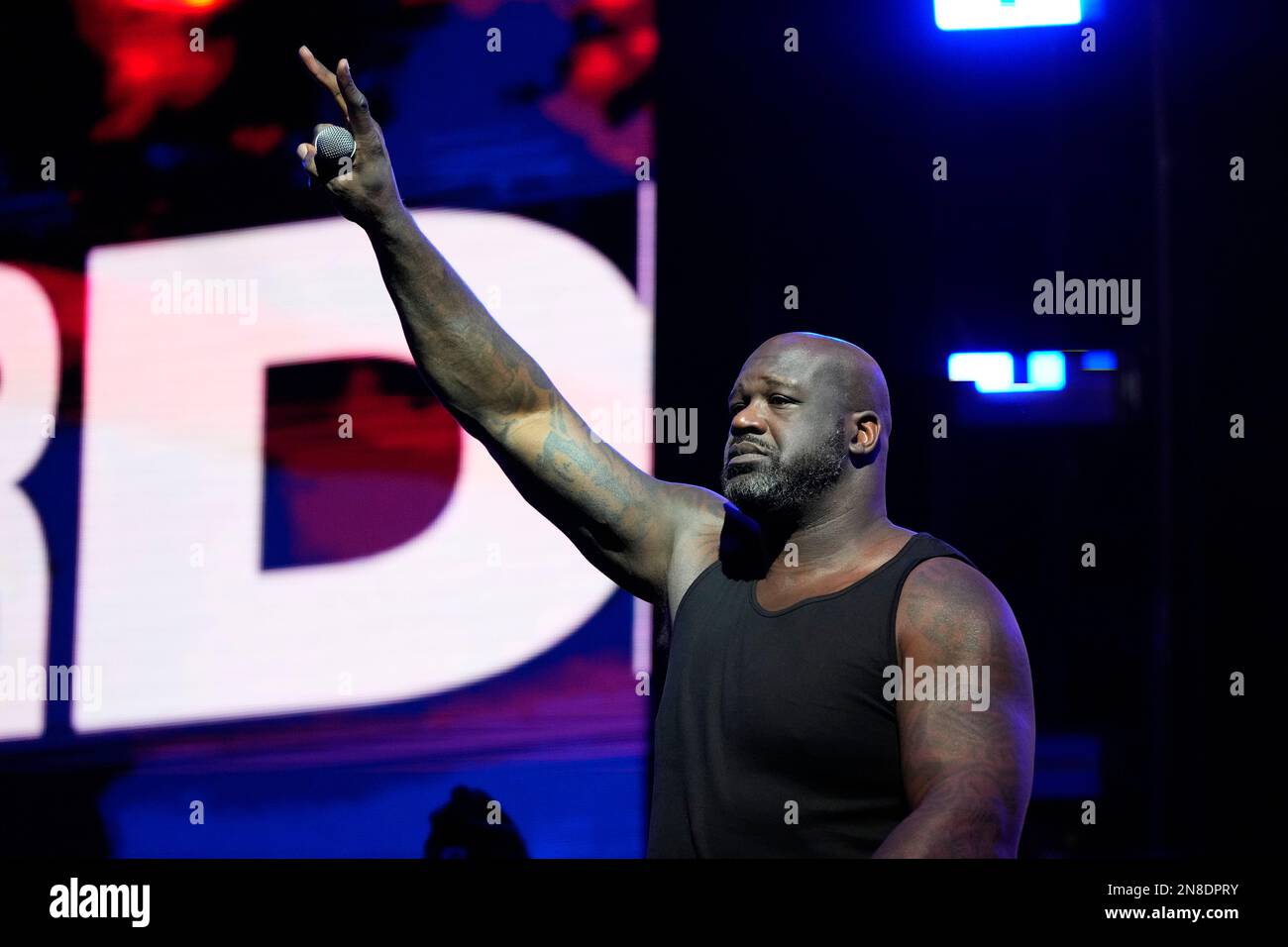 Shaquille Oneal Performs During Shaqs Fun House Super Bowl Event On Friday Feb 10 2023 At 