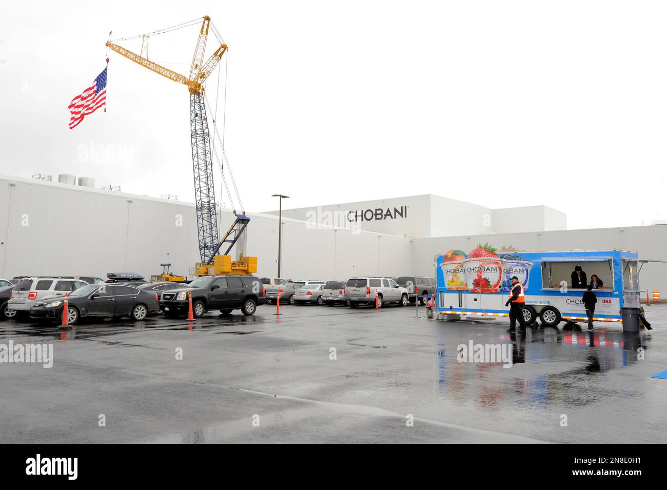IMAGE DISTRIBUTED FOR CHOBANI The CHOmobile sits outside of Chobani's
