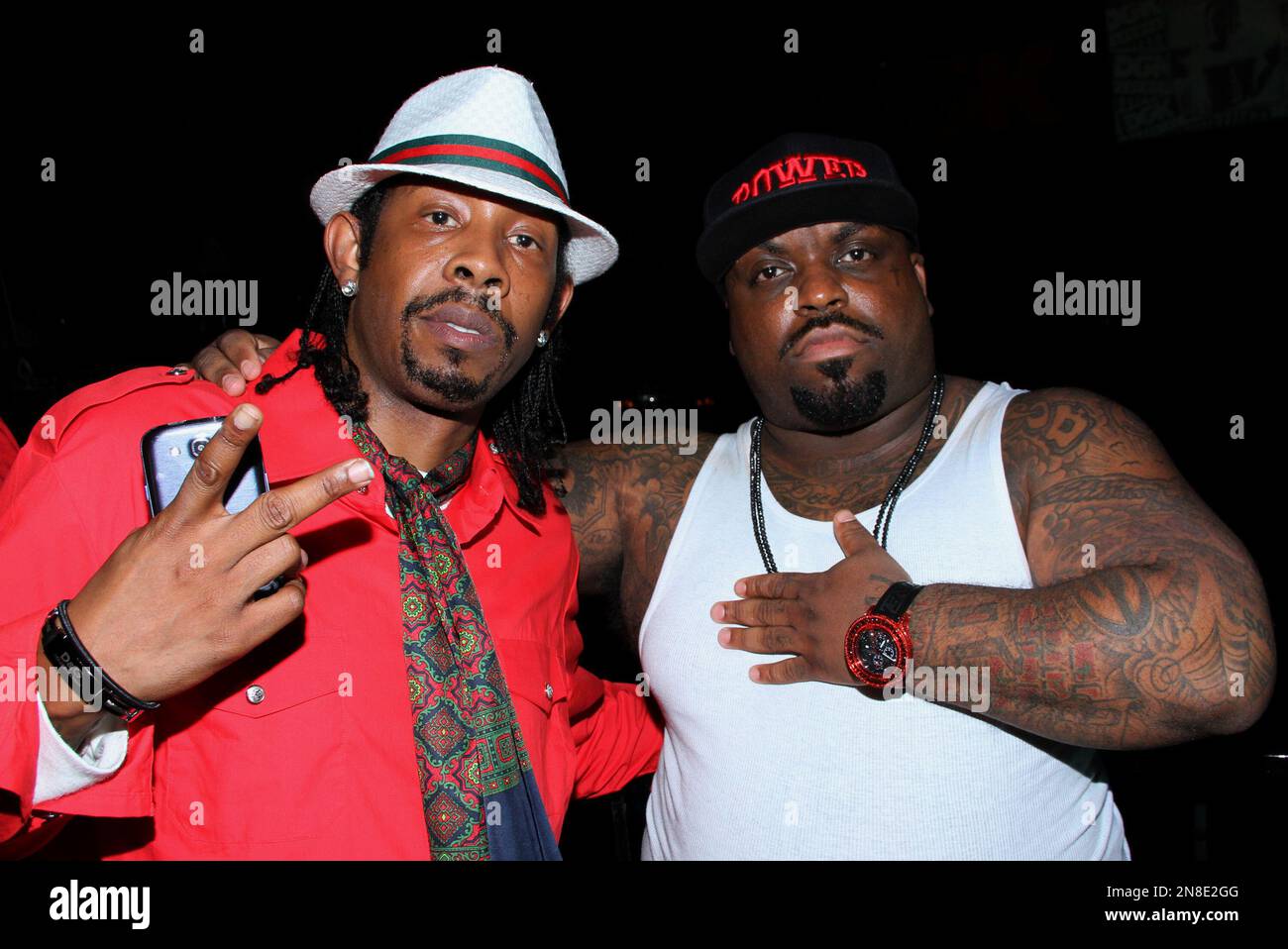 Recording artist and members of hip hop group Goodie Mob: Big Gipp and ...