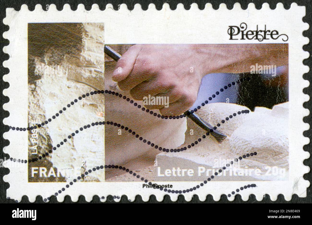 Enveloppe pré-timbrée - Lettre prioritaire - FRANCE - ROCAMADOUR
