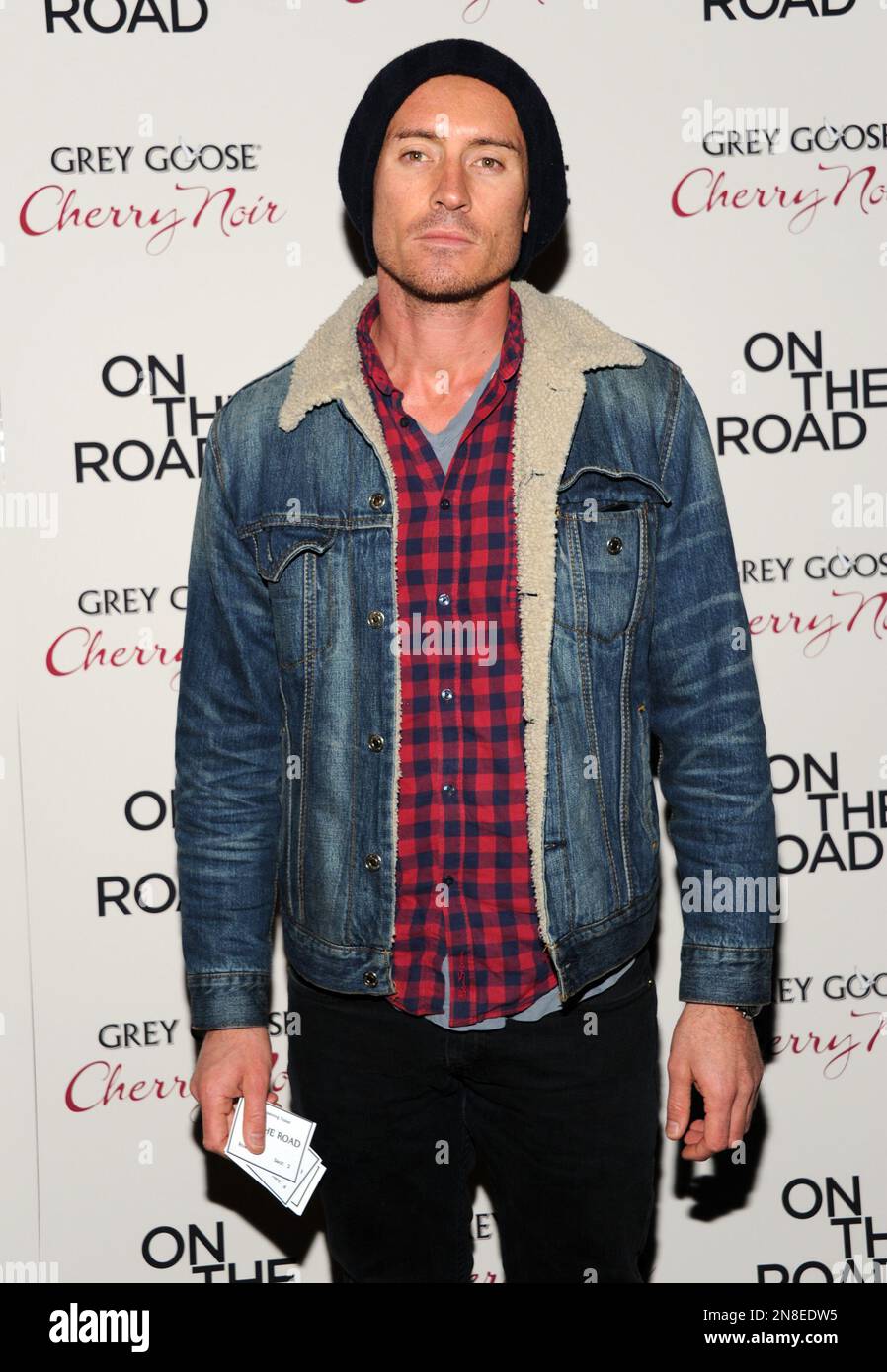 Casper Zafer attends the premiere of "On The Road" at the SVA Theater ...