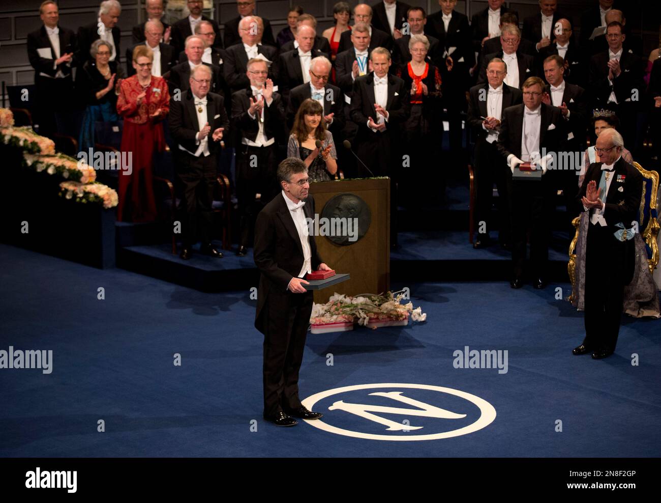 The 2012 Nobel Prize Laureate for Chemistry Robert J. Lefkowitz from ...