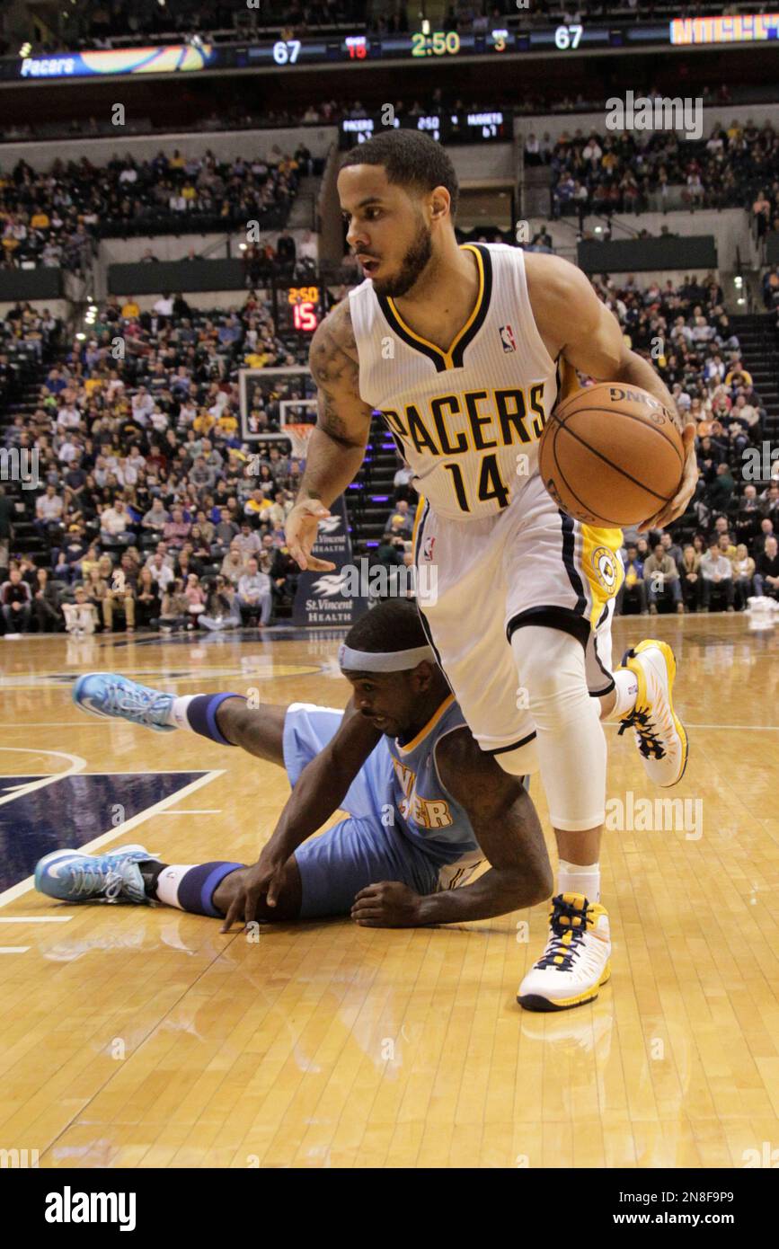 07 December 2012: Indiana Pacers point guard D.J. Augustin (14) during ...