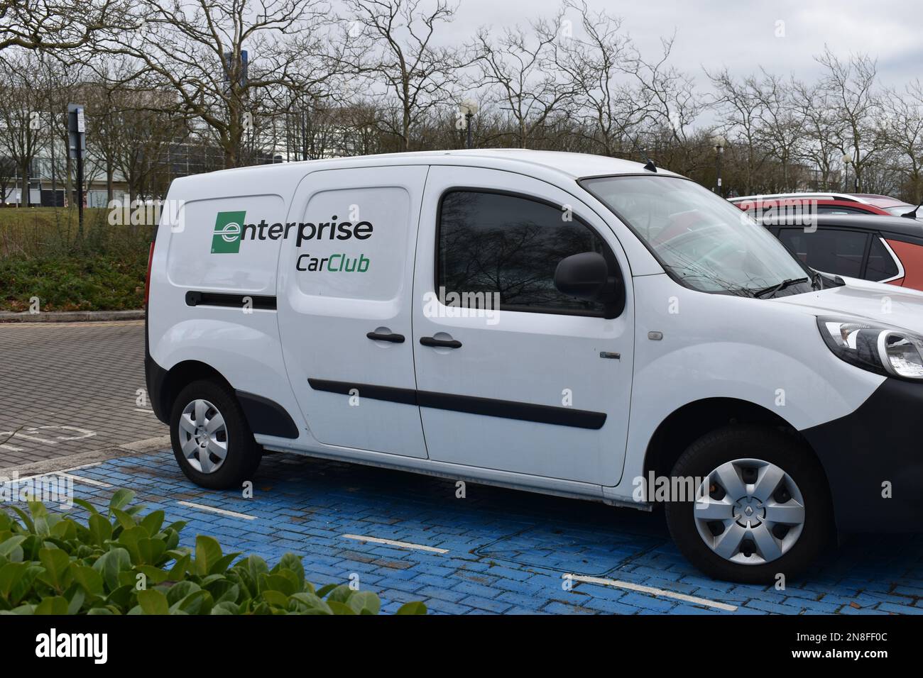 Enterprise Car Club van in Milton Keynes. Stock Photo
