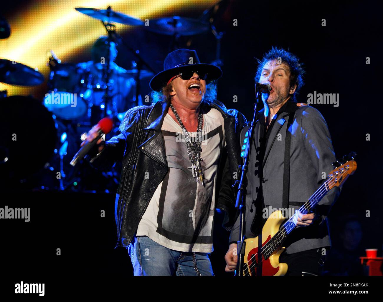 Axl Rose Left Lead Vocalist Of Guns N Roses Performs With Bass axl-rose-left-lead-vocalist-of-guns-n-roses-performs-with-bass
