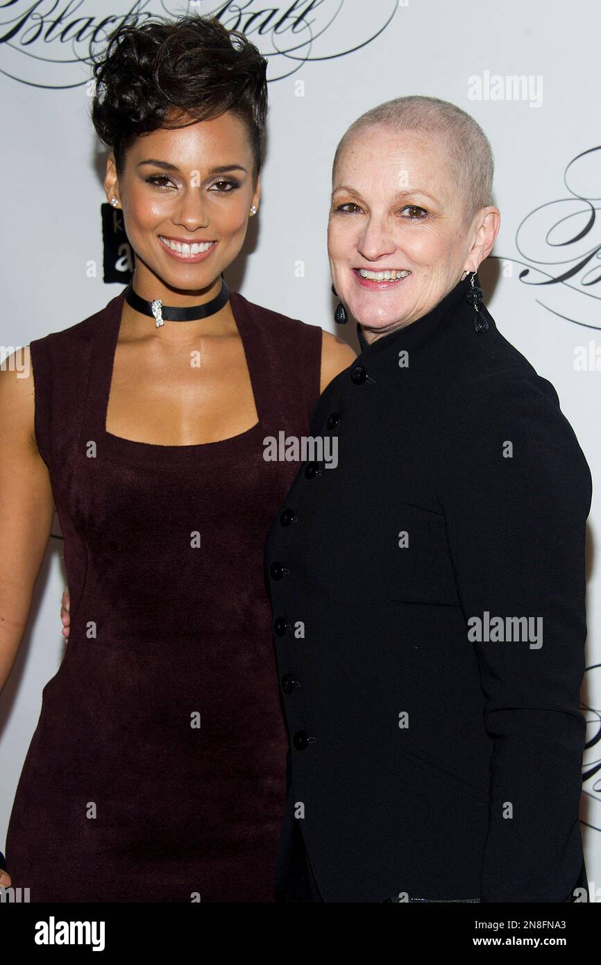 Alicia Keys and her mother Teresa Augello attend the Keep a Child Alive ...