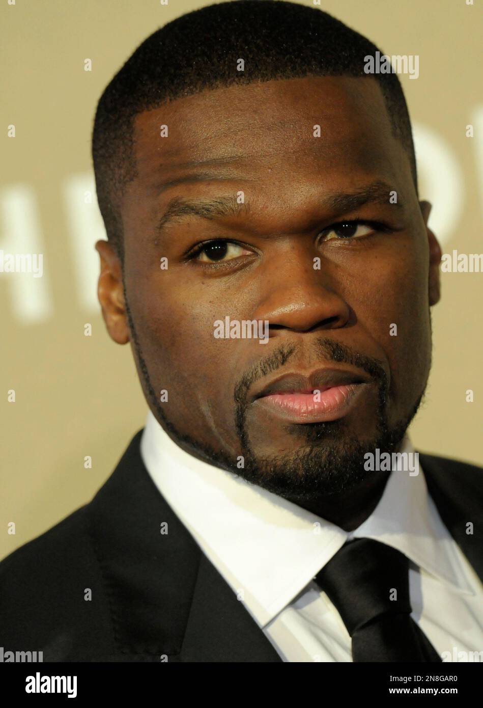 Rapper 50 Cent arrives at CNN Heroes at The Shrine Auditorium on Sunday ...