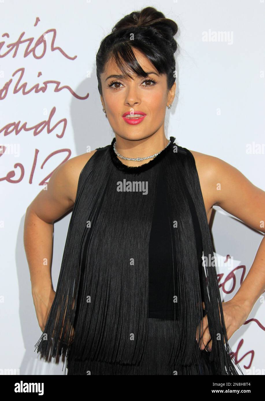 salma-hayek-arrives-for-the-british-fashion-awards-at-the-savoy-hotel