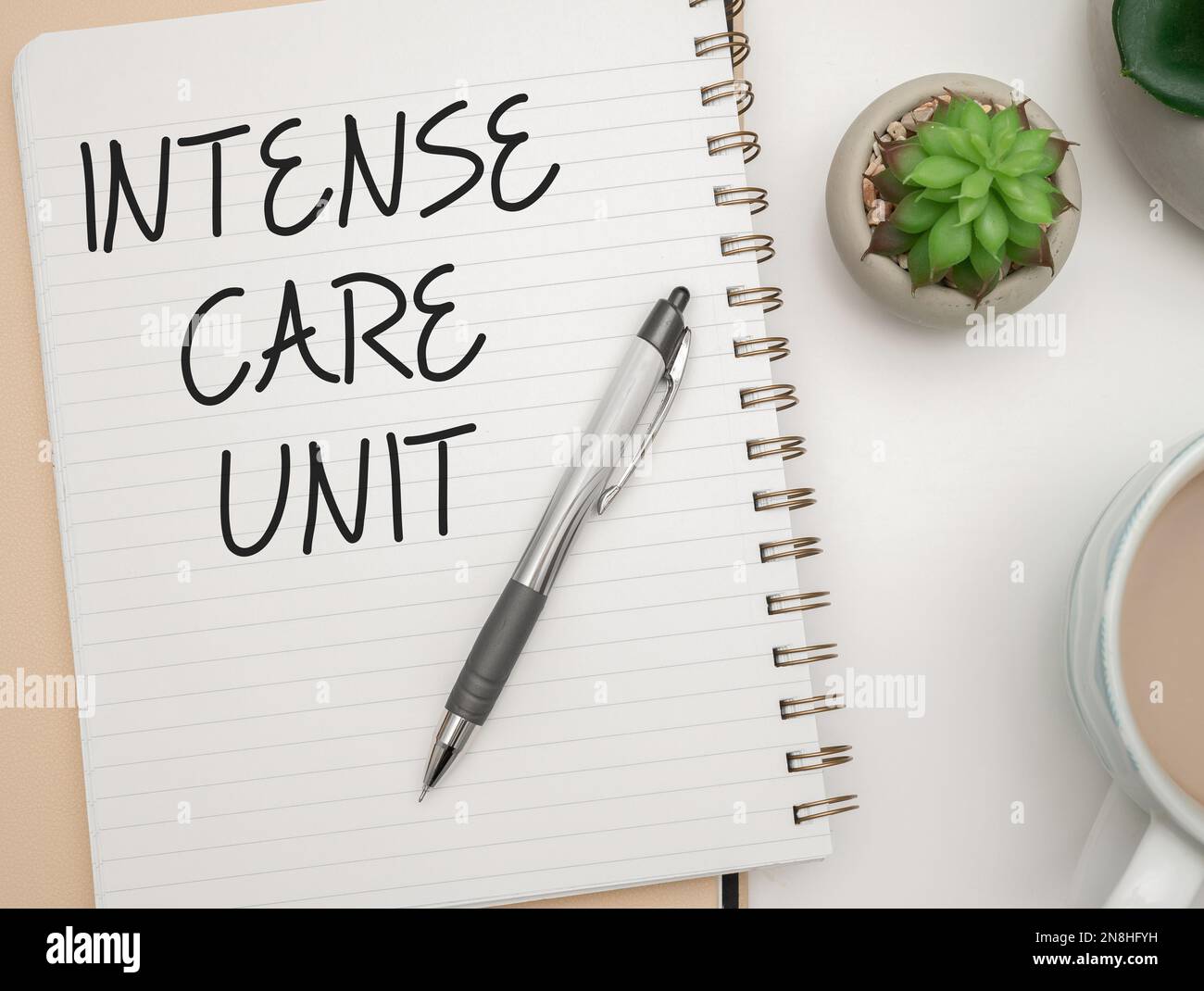 Sign displaying Intense Care Unit. Business approach a unit in a ...