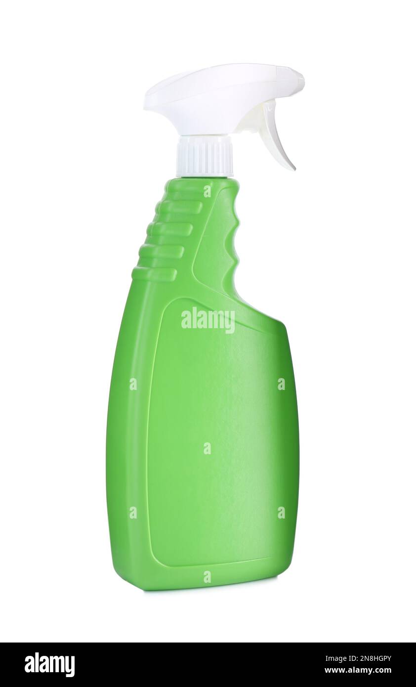 Spray bottle of cleaning product isolated on white Stock Photo Alamy