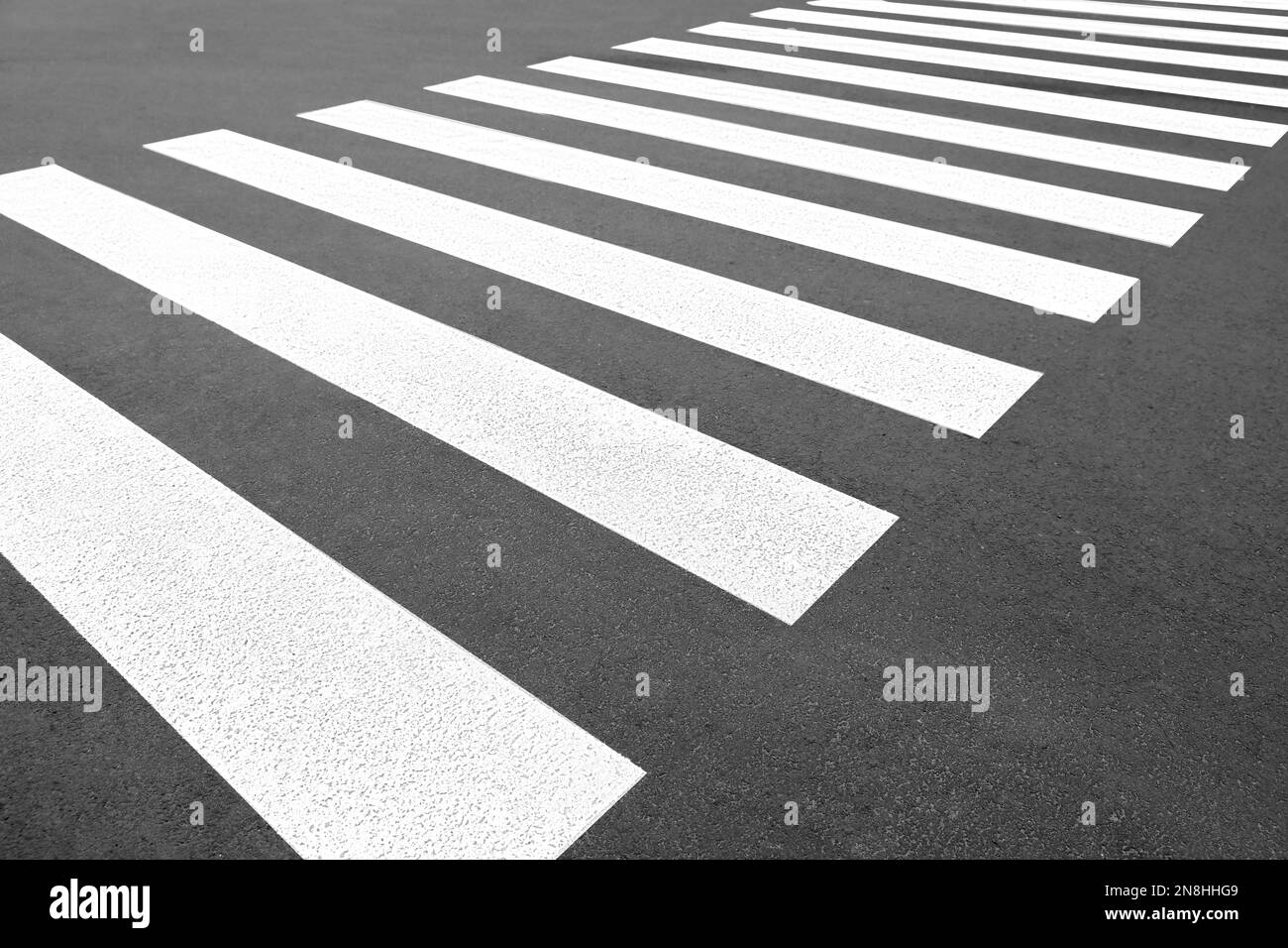 Pedestrian crossing on empty city street, closeup Stock Photo - Alamy