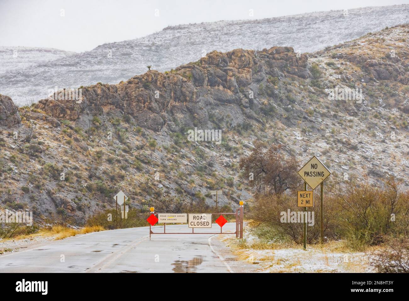 Carlsbad Caverns National Park closed due to bad weather at New Mexico