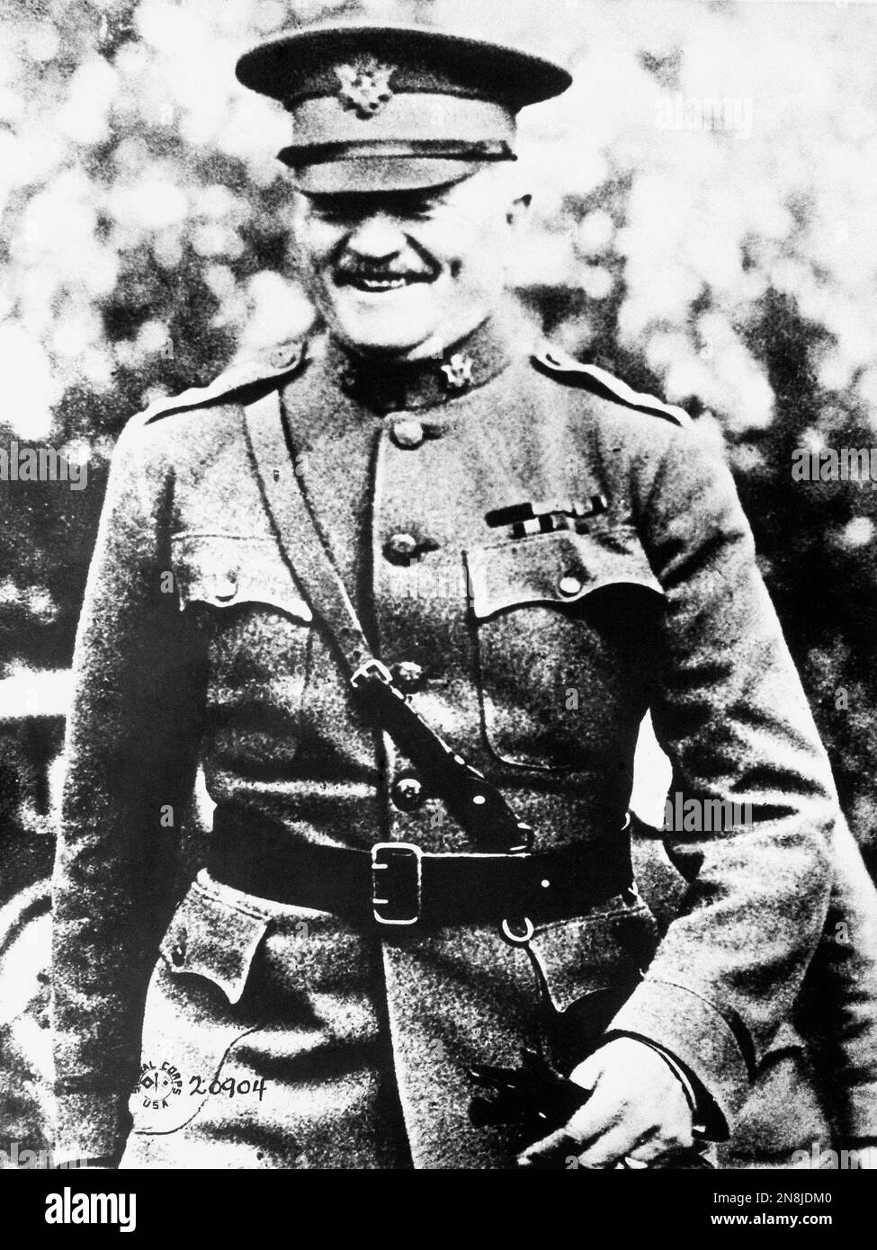 Gen. John J. Pershing is shown in St. Mihiel, France, Sept. 1918. (AP ...