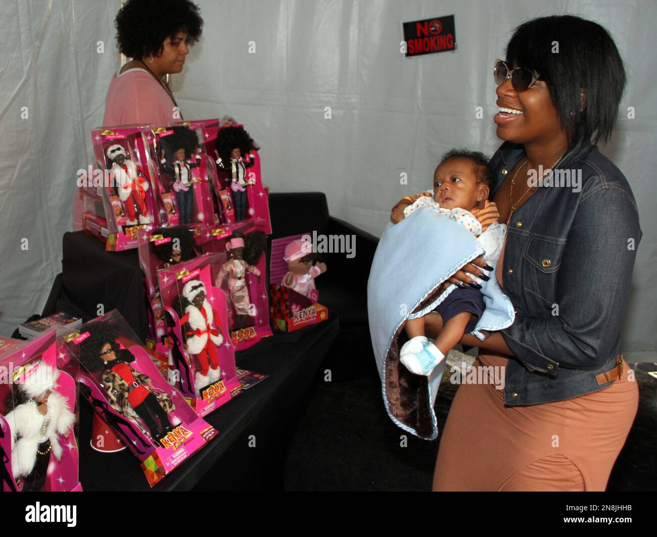 R\u0026B singer Fantasia Barrino visits the Soul Train Awards 2012 Gifting Suite  to pick up an original Kenya Doll. The beloved doll which has a rich,  cultural significance with African American children,, image size:1300x1063