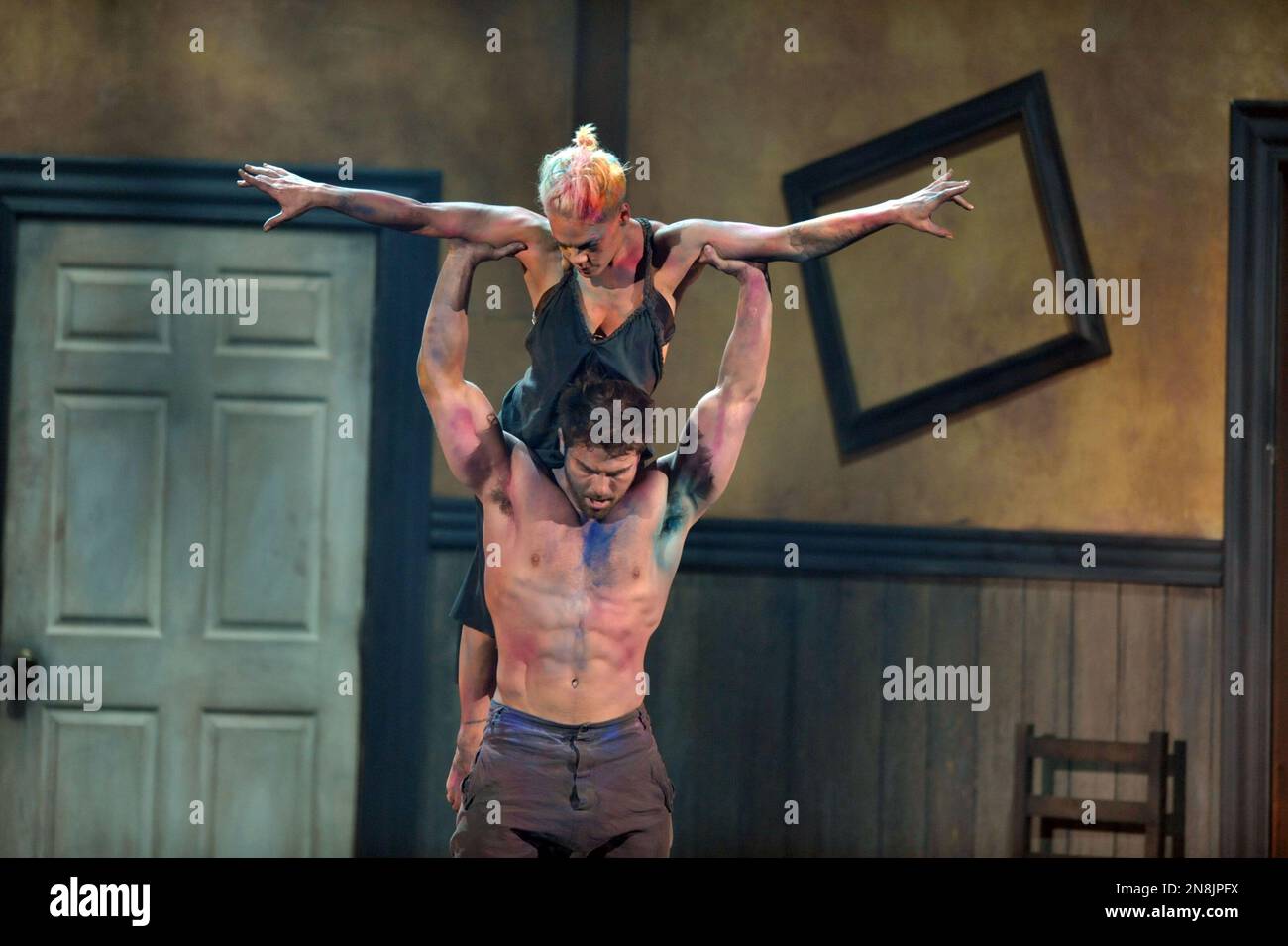 Pink performs “Try” at the 40th Anniversary American Music Awards on ...