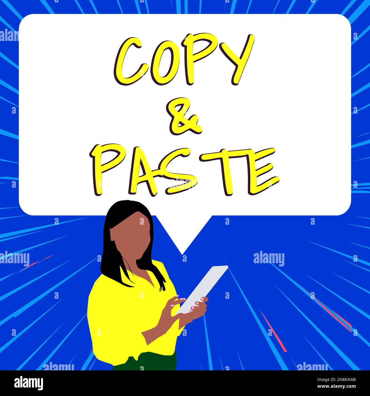 Sign displaying Copy Paste. Business idea an imitation, transcript, or ...