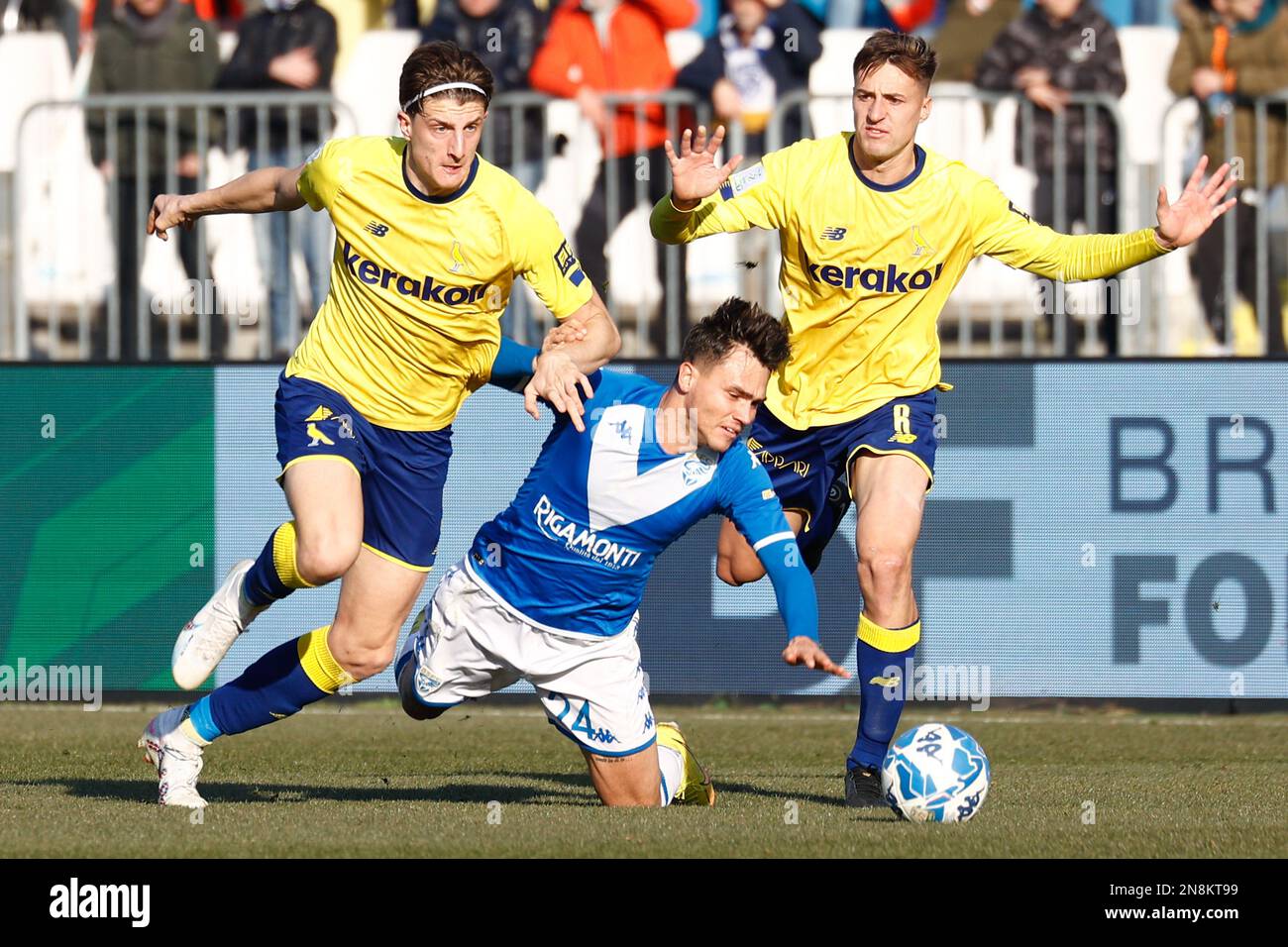 Brescia, Italy. 11th Feb, 2023. Giorgio Cittadini (Modena) And Flavio ...