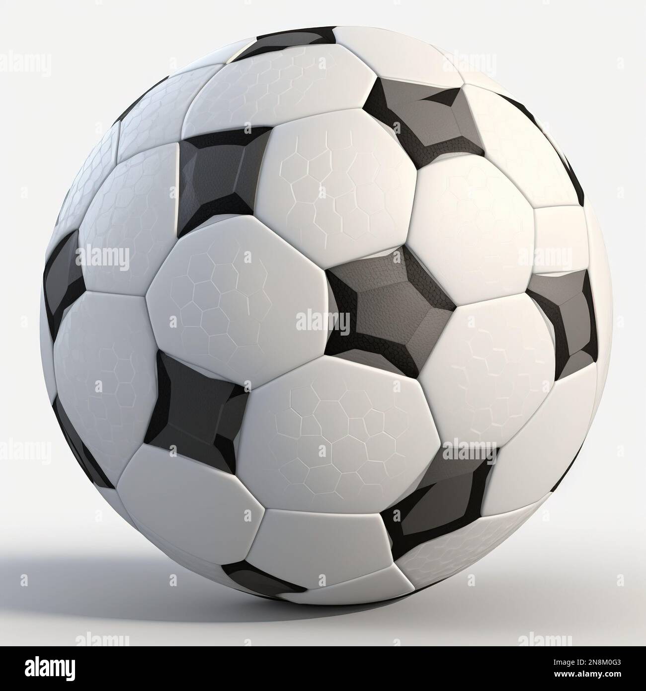 3d rendering of a soccer ball, isolated on white background Stock Photo ...