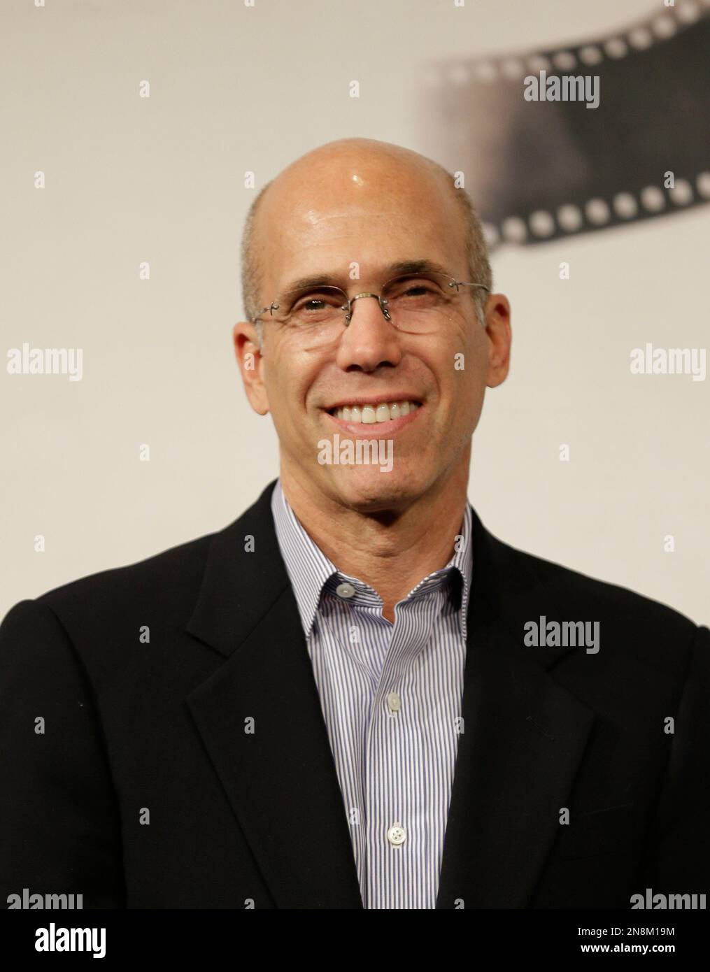 Dreamworks Animation CEO Jeffrey Katzenberg poses for photographers at ...