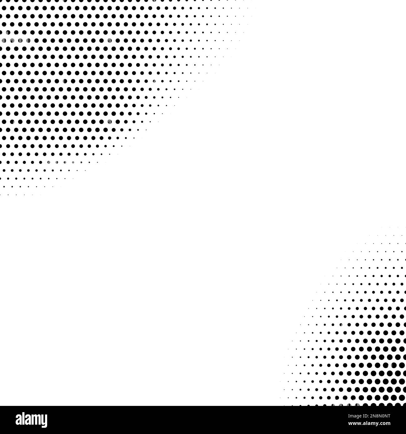 Abstract halftone background in black and white. Dotted vector pattern ...