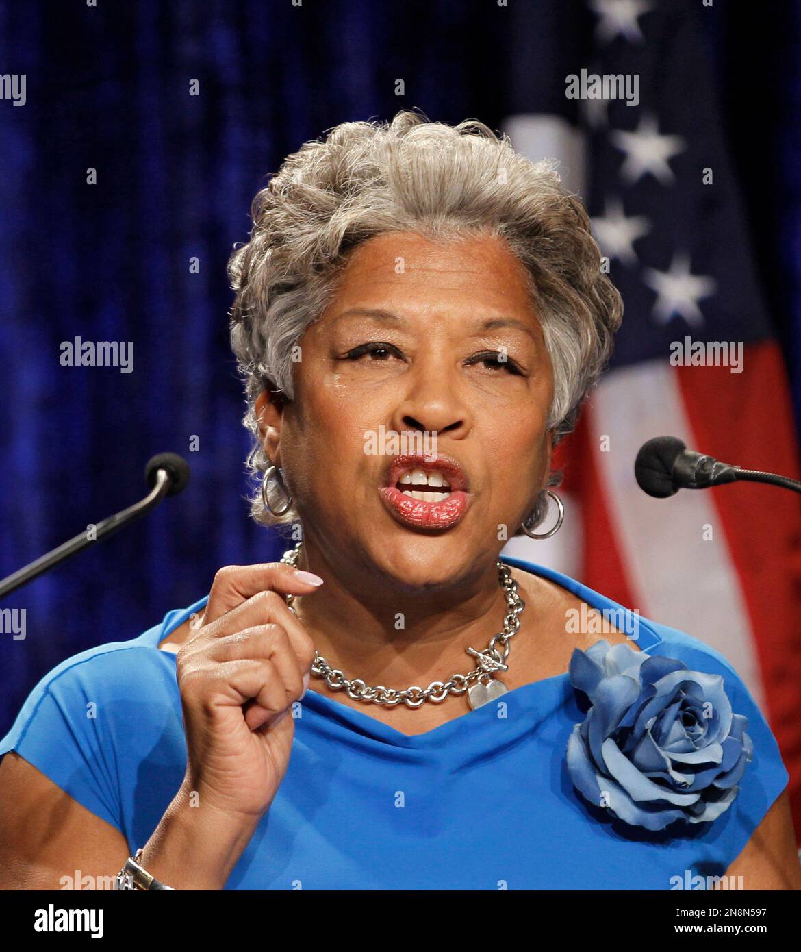 Former Democratic state Rep. Joyce Beatty speaks at the Ohio Democratic